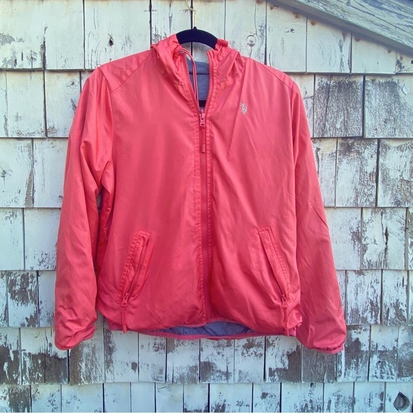 U.S.Polo ASSN USPA Orange Reversible Jacket - Picture 4 of 6